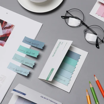 

100 Pages Sticky Notes Office Bookmark Marker Memo Index Flags Tab Strip Sticker Phone book stationery laptop Message Notes