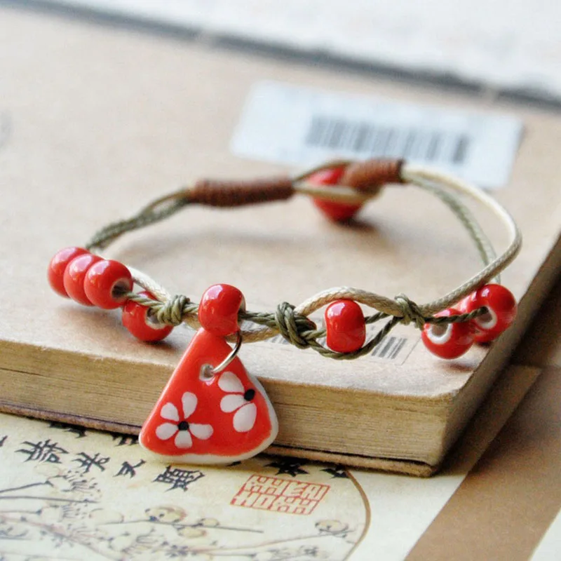 Buy 30 Pieces/Lot Cute Charm Bracelets For Women Triangle Design Pendants