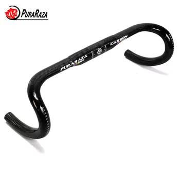 

Puraraza bicicleta manillar de carbono manillar de bicicleta de carretera bicicleta manillar 3 k gloss carbon bar accesorios de