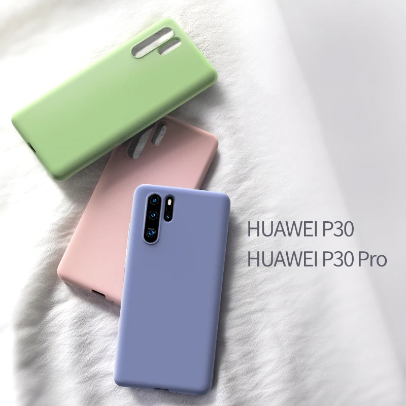 For Huawei P30 Pro Case Liquid Silicone Rubber Soft Cover For Huawei P30 Lite P 30 2019 Phone Cases Shockproof Coque For Huawei P30 Pro Case Liquid Silicone Rubber Soft Cover For Huawei P30 Lite P 30 2019 Phone Cases Shockproof Coque