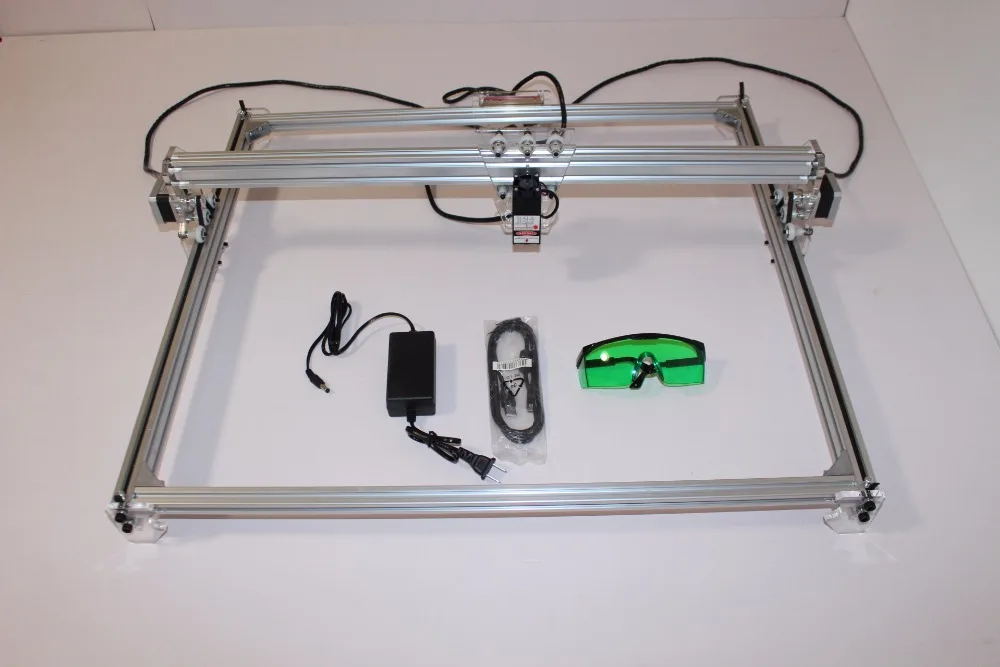 DIY 2500 мвт большой мощности diy Лазерный гравер лазерный режущий станок 40*50 см