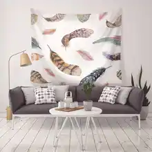 Tropical Plants Tapestry Home Decorative Hippo Cactus Painting Wall Hanging Beach Towel Vintage Boho Flower Printed Tapestry