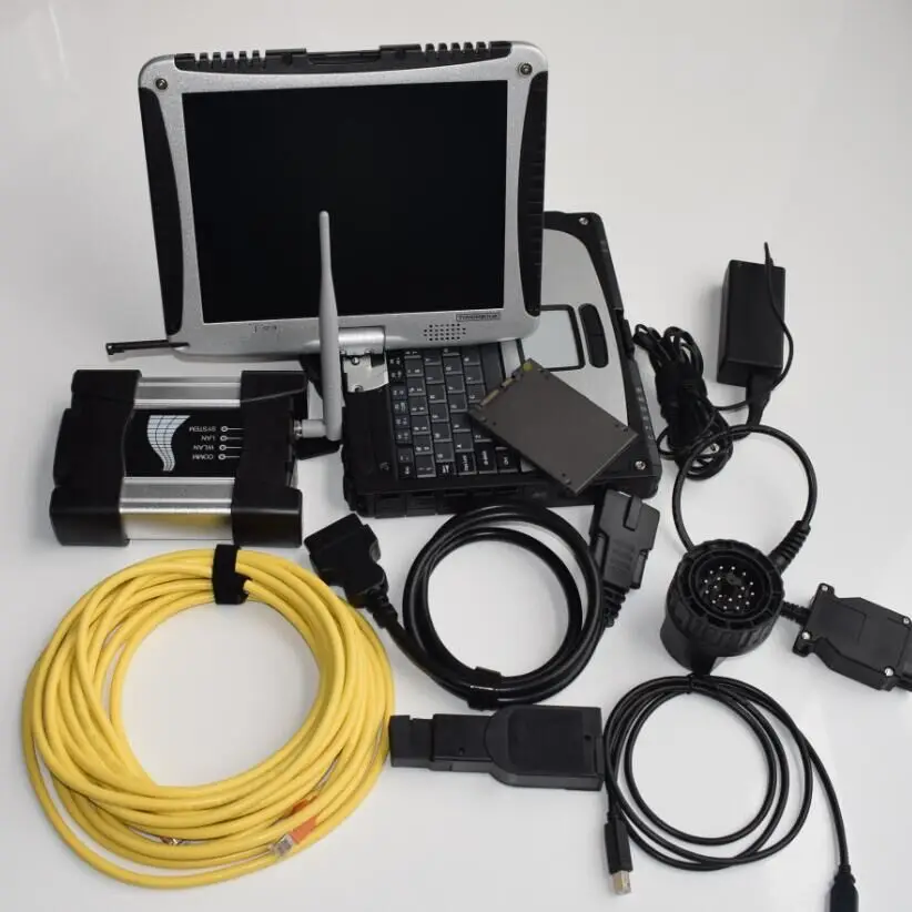 2020 Multi-sprachen Super WIFI für BMW iCOM Nächsten Top Version ISPI NÄCHSTEN SSD mit CF-19 toughb