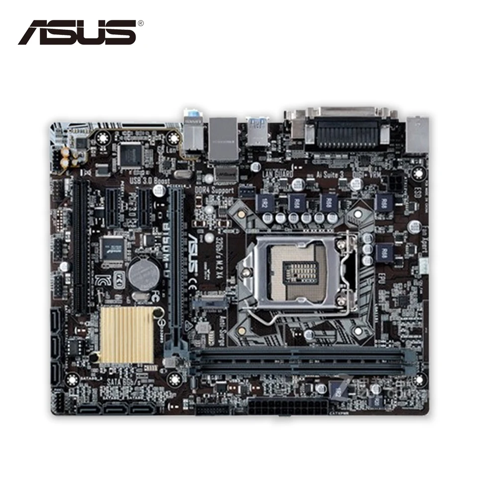 

Asus B150M-D Desktop Motherboard B150 Socket LGA 1151 i7 i5 i3 DDR4 32G SATA3 Micro-ATX