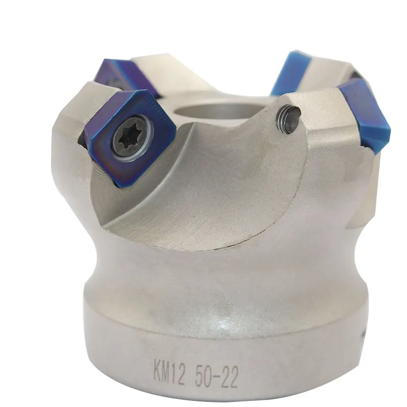 

1pc KM12 50 22 4T Face Mill Tool Indexable Milling Cutter Holder CNC Lathe Machine Tool for SEHT1204 Inserts industrial use