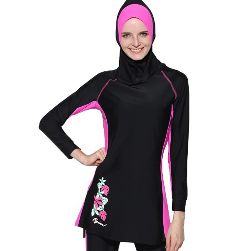 Islamic Womens Swimsuits Muslim Swim Wear With Cap Islamic Swimming