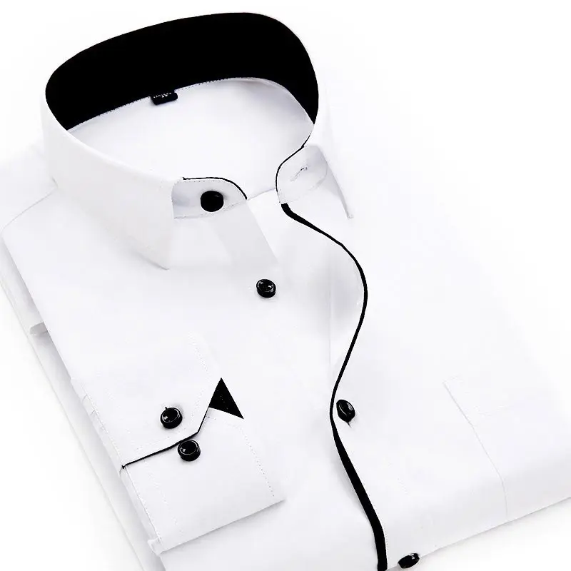 2019 أزياء الرجال عارضة طويلة الأكمام قميص مطبوع يتأهل الذكور الاجتماعية الأعمال اللباس قميص العلامة التجارية الرجال الملابس لينة مريحة 2019 أزياء الرجال عارضة طويلة الأكمام قميص مطبوع يتأهل الذكور الاجتماعية الأعمال اللباس قميص العلامة التجارية الرجال الملابس لينة مريحة