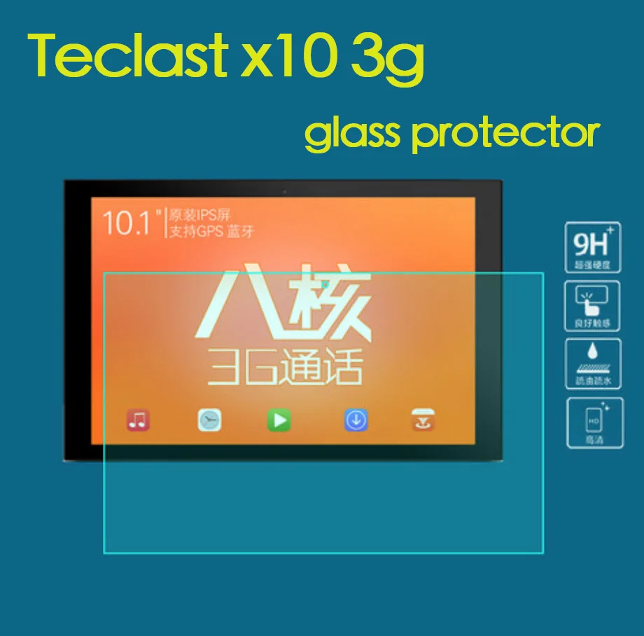 In Stock Tempered Glass Films Screen Protector for teclast x10 3g 10