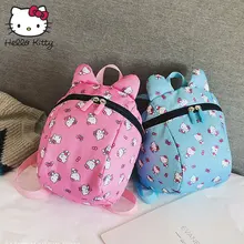 Hello kitty малыша анти потерянный рюкзак с жгут милый мультфильм ребенка прогулки поводки плечи мешок анти потерянный запястье ссылка детски