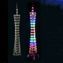 GHXAMP Bluetooth динамик Гуанчжоу башня DIY Электронные Наборы СВЕТОДИОДНЫЙ Красочный Свет MCU музыкальный спектр электронные наборы 1 шт