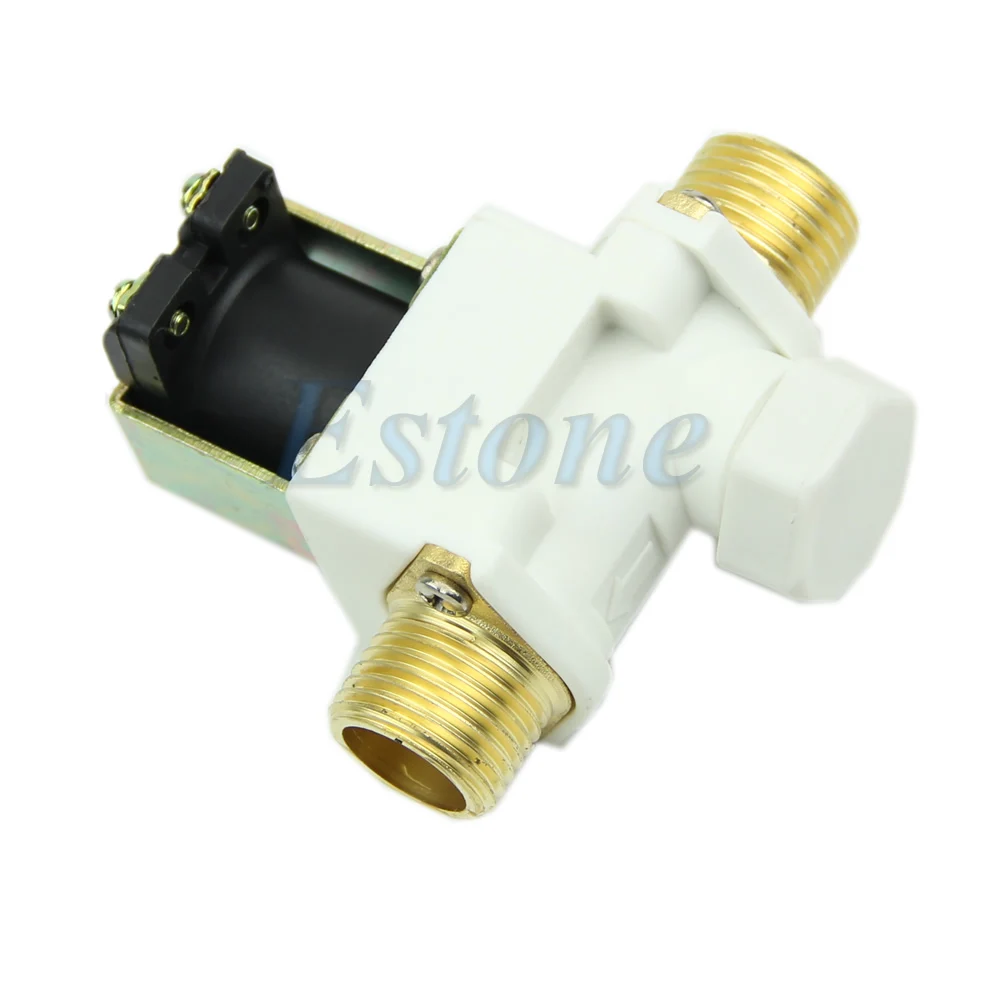 

2019 New 12V N/C New DC 0-0.8MPa 1/2" Electric Solenoid Valve for Water Air