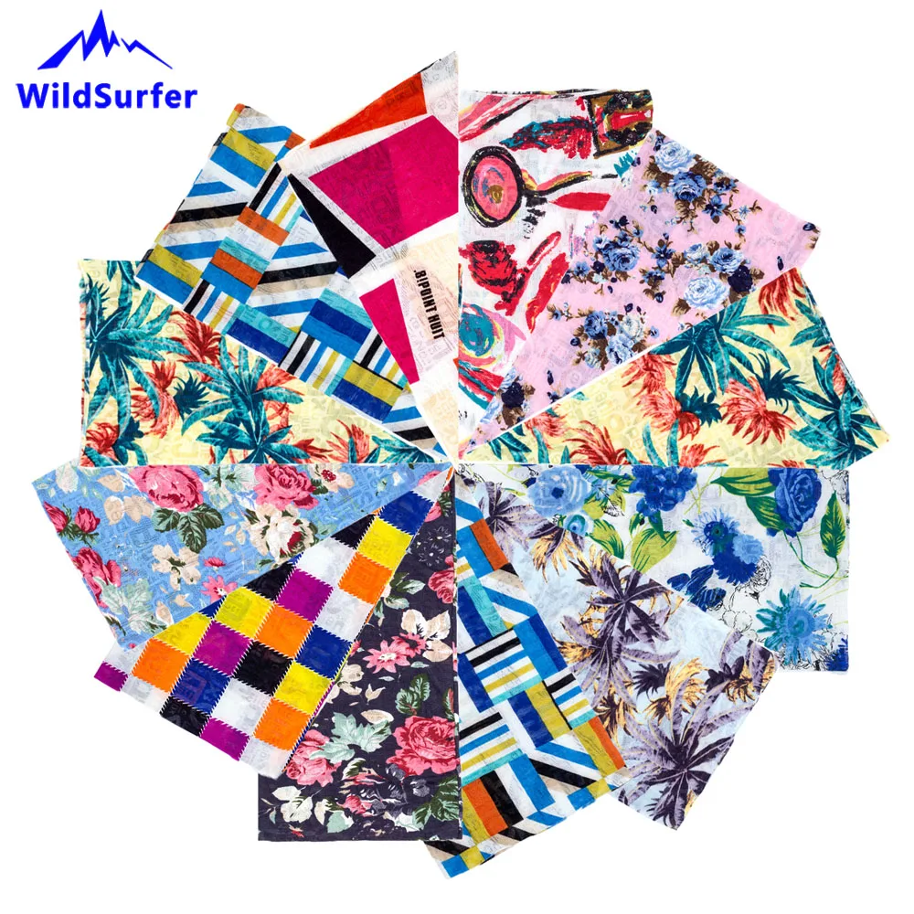 

WildSurfer Women Chiffon Bandana Cycling Face Mask Riding Sunscreen Neck Warmer Hiking Dustproof Bicycle Magic Head Scarf FJ23