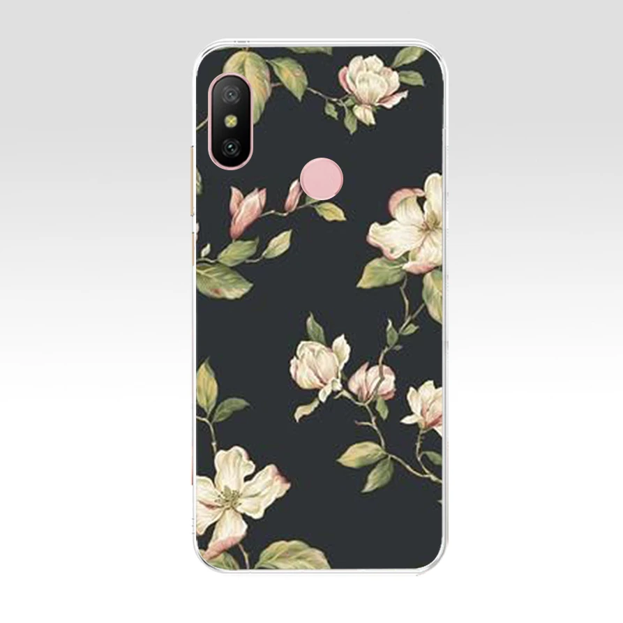 Силиконовый чехол для Xiaomi MI A2 LITE с полной защитой мягкая задняя крышка из ТПУ
