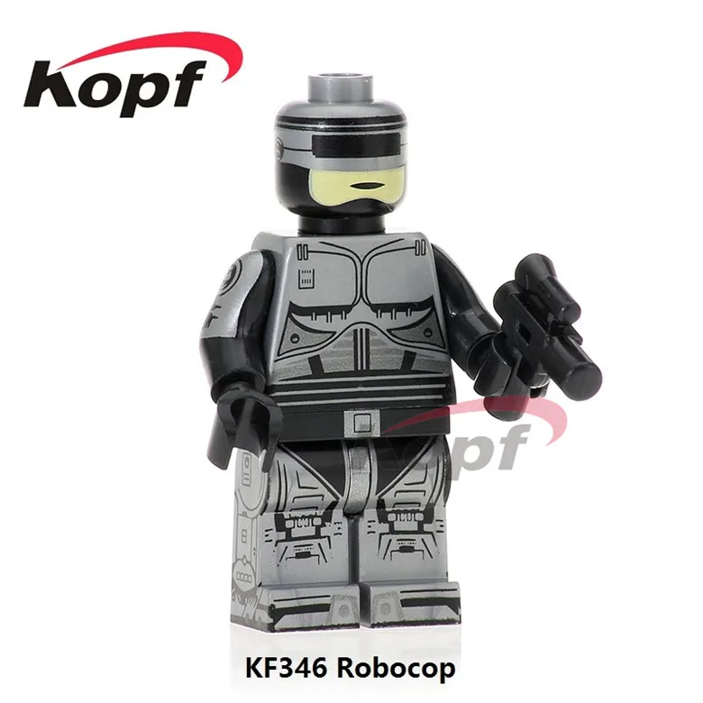

20Pcs KF346 Building Blocks Robocop Ghost of Sparta Plawres Sanshiro Prison Architect Super Heroes Bricks Toys for children Gift