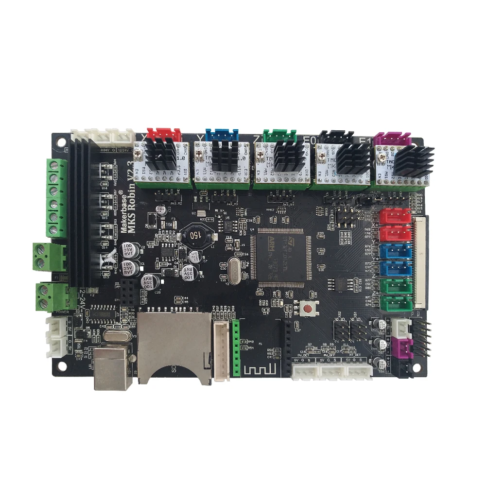 Контроллер шагового двигателя MKS TMC2208 V2.0, шаговый драйвер, модуль шагового драйвера TMC 2208, детали двигателя для 3D-принтера