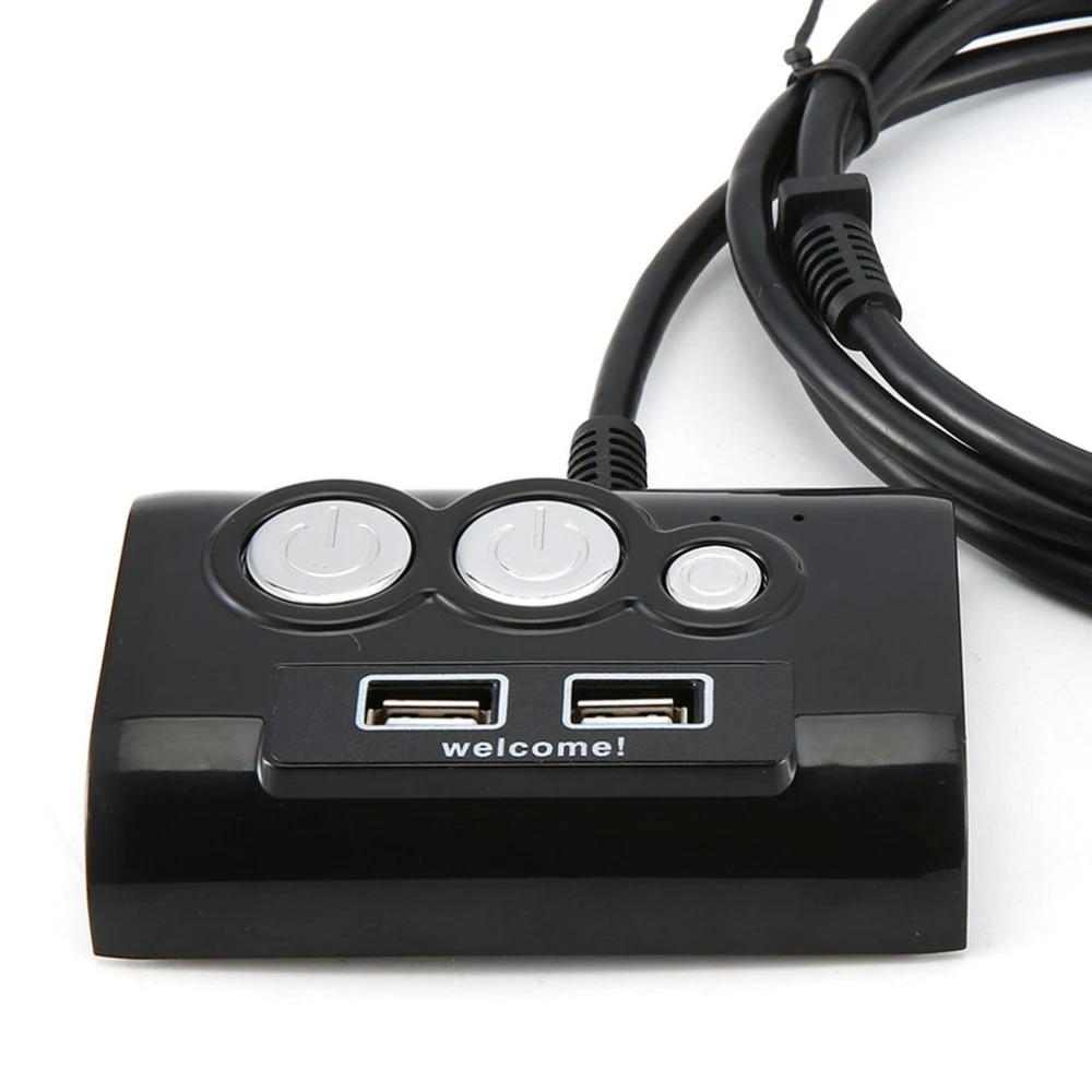 Настольный компьютер ПК корпус питания вкл/выкл кнопка сброса переключатель с двойным USB и аудио портами для офиса интернет кафе