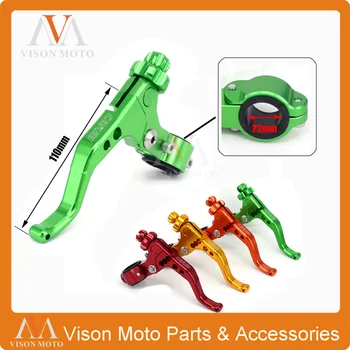 Billet Short MX Clutch Lever Perch 2 Fingers For Kawasaki KX125 KX250 KX250F KX450F KX500 KLX450R KLX250 KLX110 KLX200 KDX250