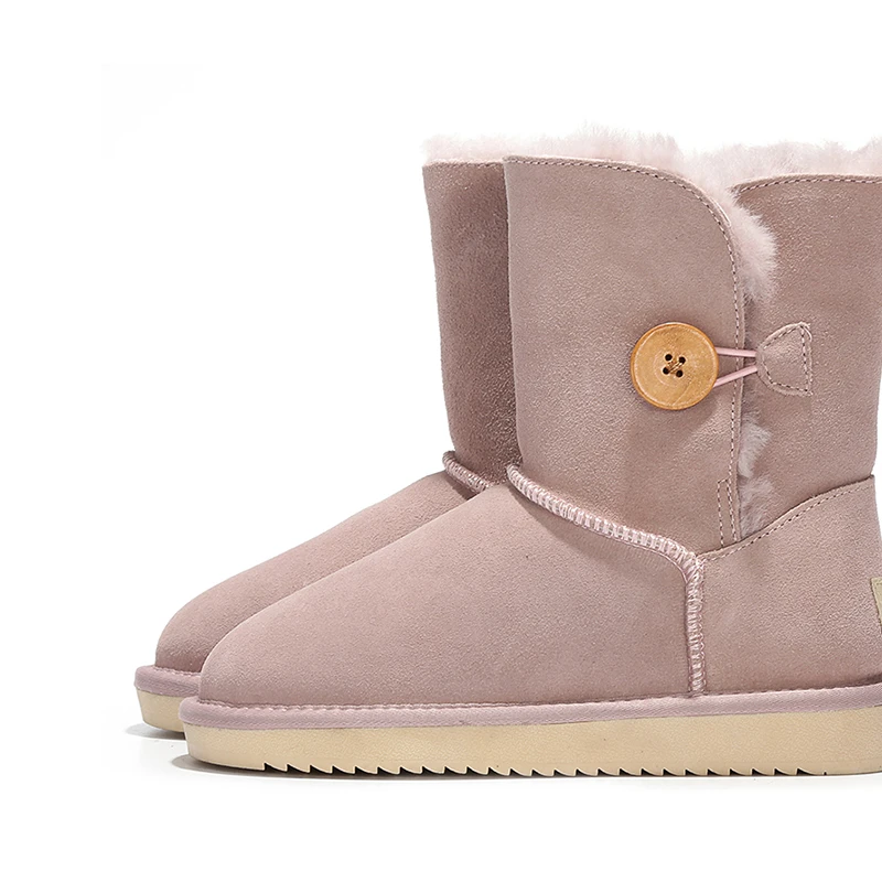 Ceny Sprzedaż hurtowa detaliczna wysokiej jakości damskie Australia klasyczne buty śnieżne prawdziwe skórzane naturalne zimowe buty z futerkiem marki damskie ciepłe buty