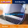 Handoer 1.56 Anti-Blue Ray Protection from Digital Device Single Vision Computer Lens Aspheric Prescription Lenses,2Pcs ► Photo 1/6