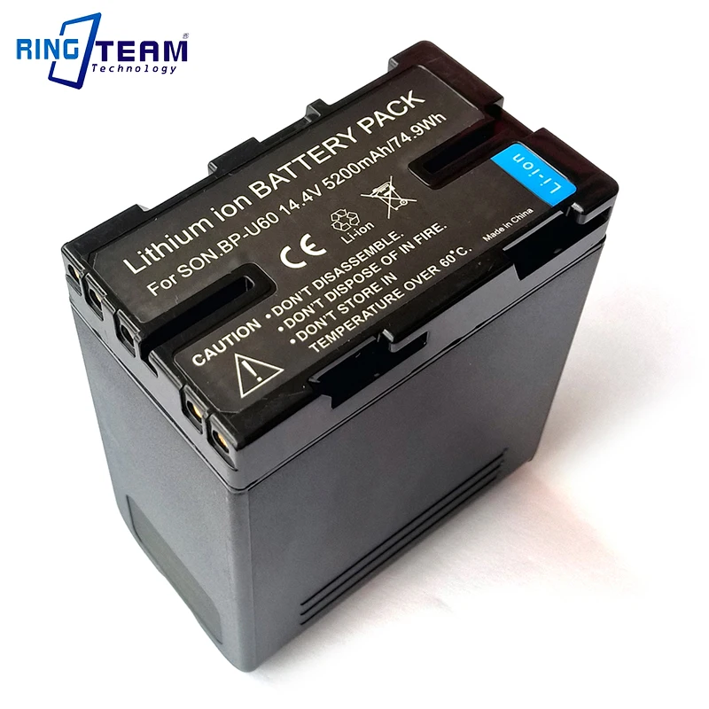 Replacement Decoded Sony Battery BP-U60 BPU60 Fit to Sony PMW-EX1 PMW-EX3 Replacement Decoded Sony Battery BP-U60 BPU60 Fit to Sony PMW-EX1 PMW-EX3