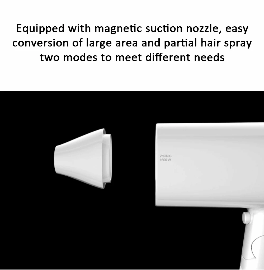 Xiaomi Mijia 1600 Watt Hair Dryer 2 Speed Setting