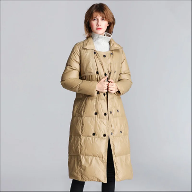 Longue Section Mode Vers Automne Épais Taille Chaud Le Grande Modèles Black De Et Bas Explosion Veste apricot Lâche Dames 2018 G121 D'hiver ZzIvIw