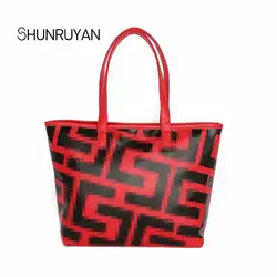 SHUNRUYAN 2019 новая весенняя женская сумка новый бренд дизайн молния Повседневная сумка через плечо женская сумка модели звезды