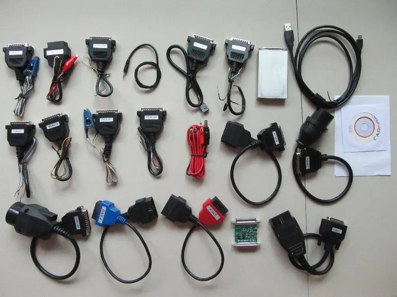 carprog 2019 newest v10 05 With 21 Full Adapters with all software activated font b Car