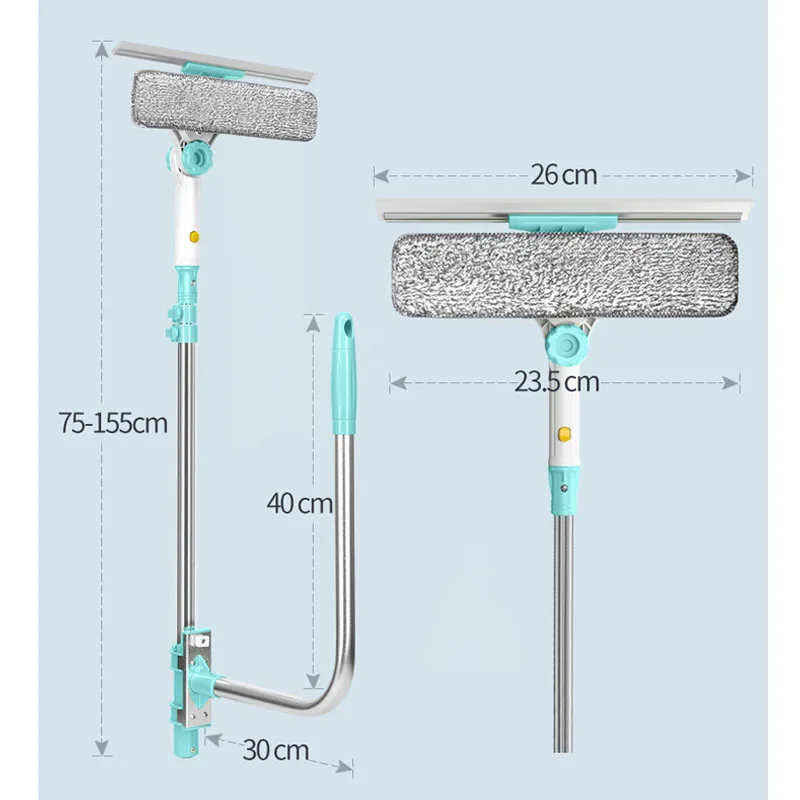 Телескопическая высокоподъемная щетка для очистки окон инструмент для мытья стеклянных окон щетка для мытья окна пыль домашняя щетка для