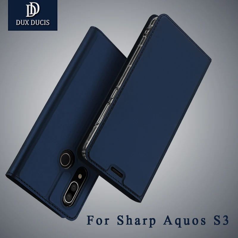 Для Sharp Aquos S3 кожаный силиконовый мягкий чехол откидная крышка Чехлы бумажники