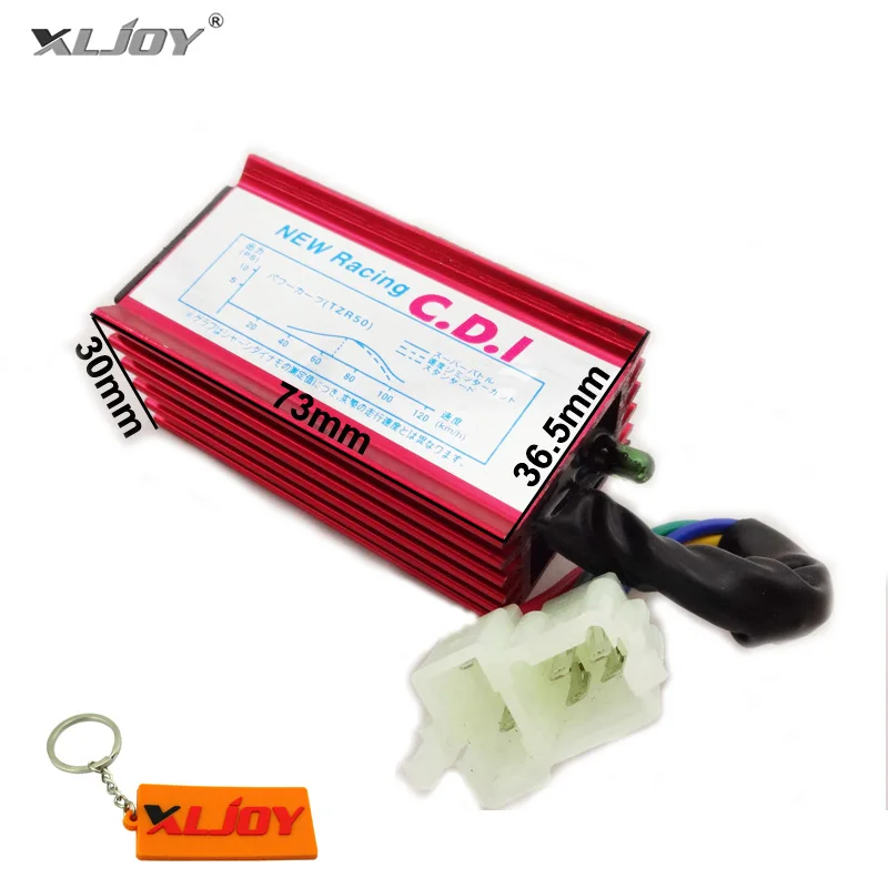 

XLJOY Aluminum 6 Pin AC CDI Racing CDI Box Square For 150cc 200cc 250cc Roketa Kazuma Sunl ATV Quad Electric Parts