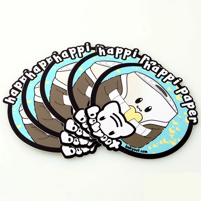 Customized side window sticker Use static cling vinyl decals and PVC