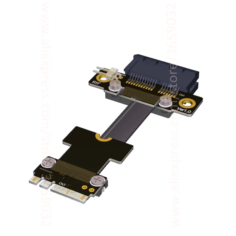 Плата расширения M.2 WiFi A.E Key A + E к PCI e 1x x1 Райзер расширитель адаптер ленточный