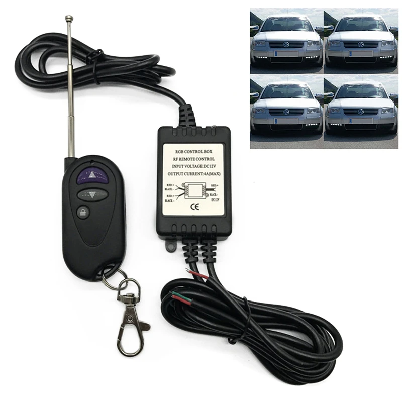 JXLCLYL 48W Dual-Output LED Flash Strobe Control Flasher Wireless Remote Control Kit