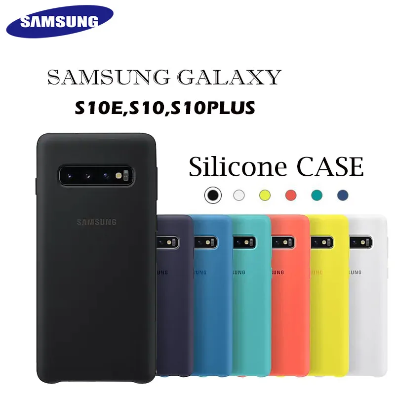 

Original Samsung Galaxy S10 Case Soft Silicone Protection Back Case Galaxy S10 Plus S10 + S10E EF-PG975TNEGUS Anti-wear