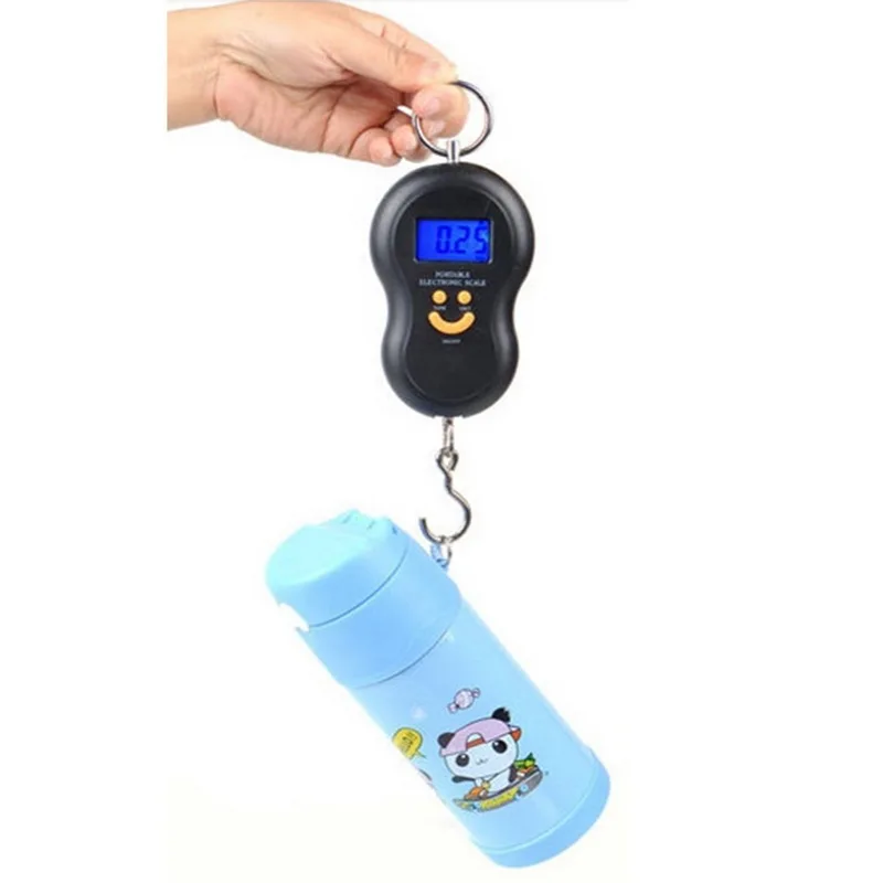 Портативные мини весы Hoomall 50 кг/10 г подвесные ЖК экраны с голубой подсветкой