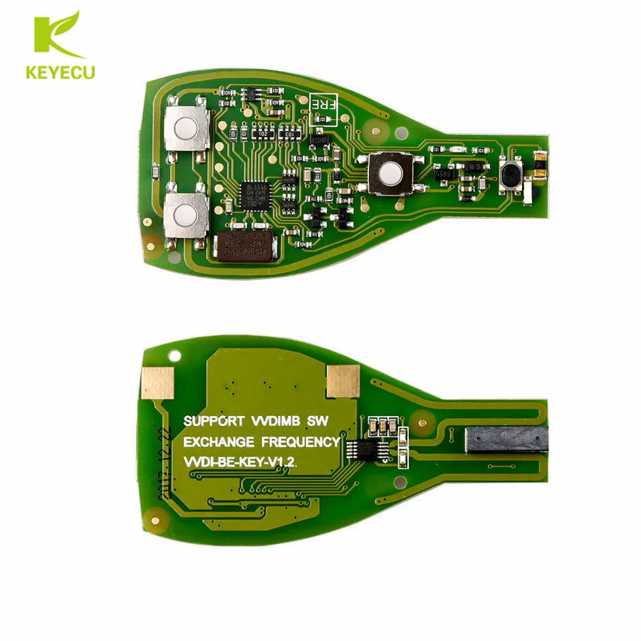 Keyecu Замена Новые 3 пуговицы Xhorse VVDI быть Pro улучшенная версия полный удаленный ключевой для Mercedes-Benz 315 мГц /433 мГц