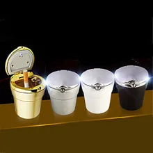 Автомобиль Стайлинг авто сигареты пепельница с светодиодные лампы для Peugeot 206 207 208 301 307 308 407 2008 3008 4008