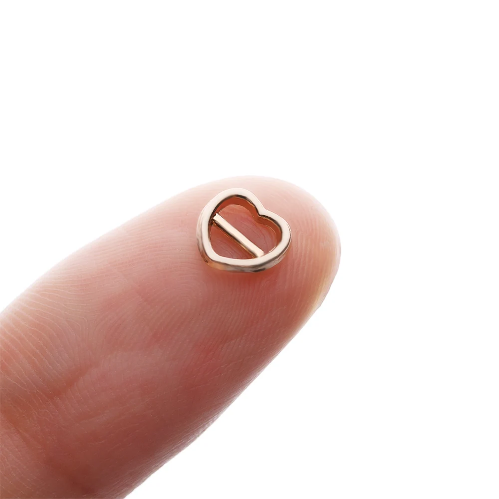 Mini Ultra-small Tri-glide Buckle Belt Buckle doll clothes accessories plush doll accessories For Doll Bag Buckles DIY Doll Shoes Clothes Sewing Accessories 6PCS 7*8MM