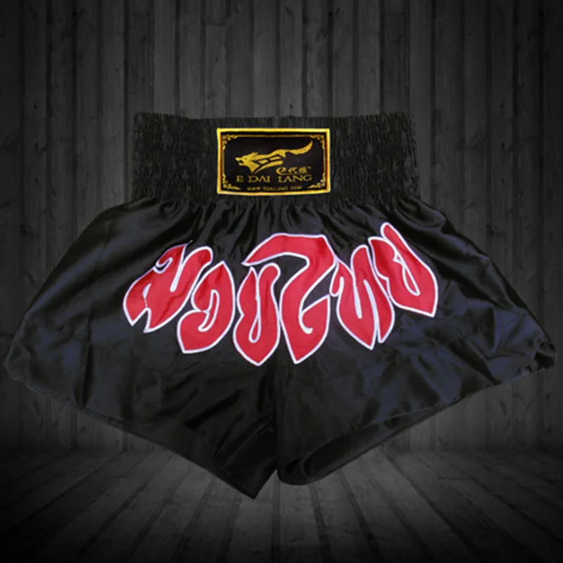 Новые ММА боевые шорты Волк Муай Тай шорты боксерские штаны Мужская спортивная одежда S-XXXL боксео свободные боевые штаны