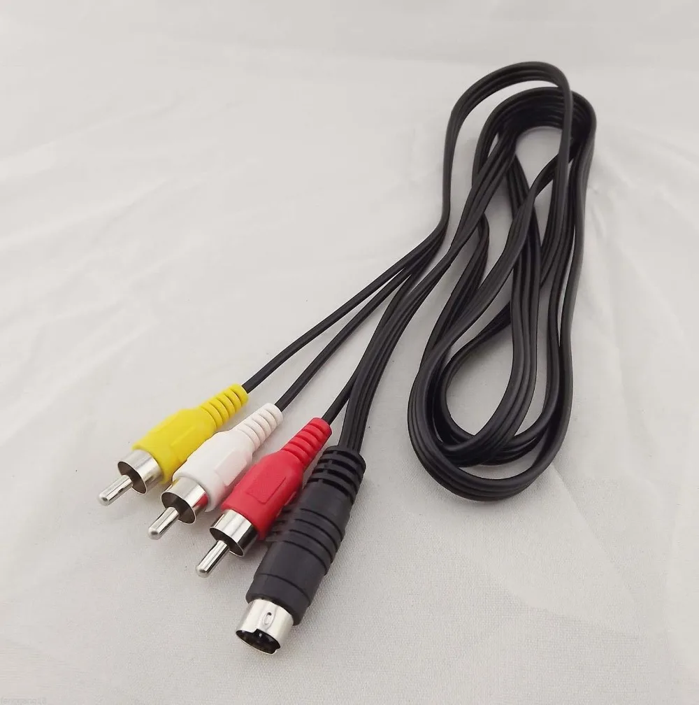 1 шт. 5 футов 4 Pin S Video штекер 3 RCA папа AV Аудио Видео адаптер кабель DVD ПК ТВ|video av
