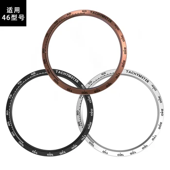 

2019 Replacement Smart Watch Cover For Samsung Galaxy Watch 46MM Bezel Ring Adhesive Cover Anti Scratch Metal