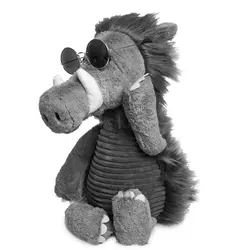 Последние забавные улыбающиеся животные плюшевые игрушки улыбающийся медведь динозавр свинья модная мягкая детская эмуляция плюшевые