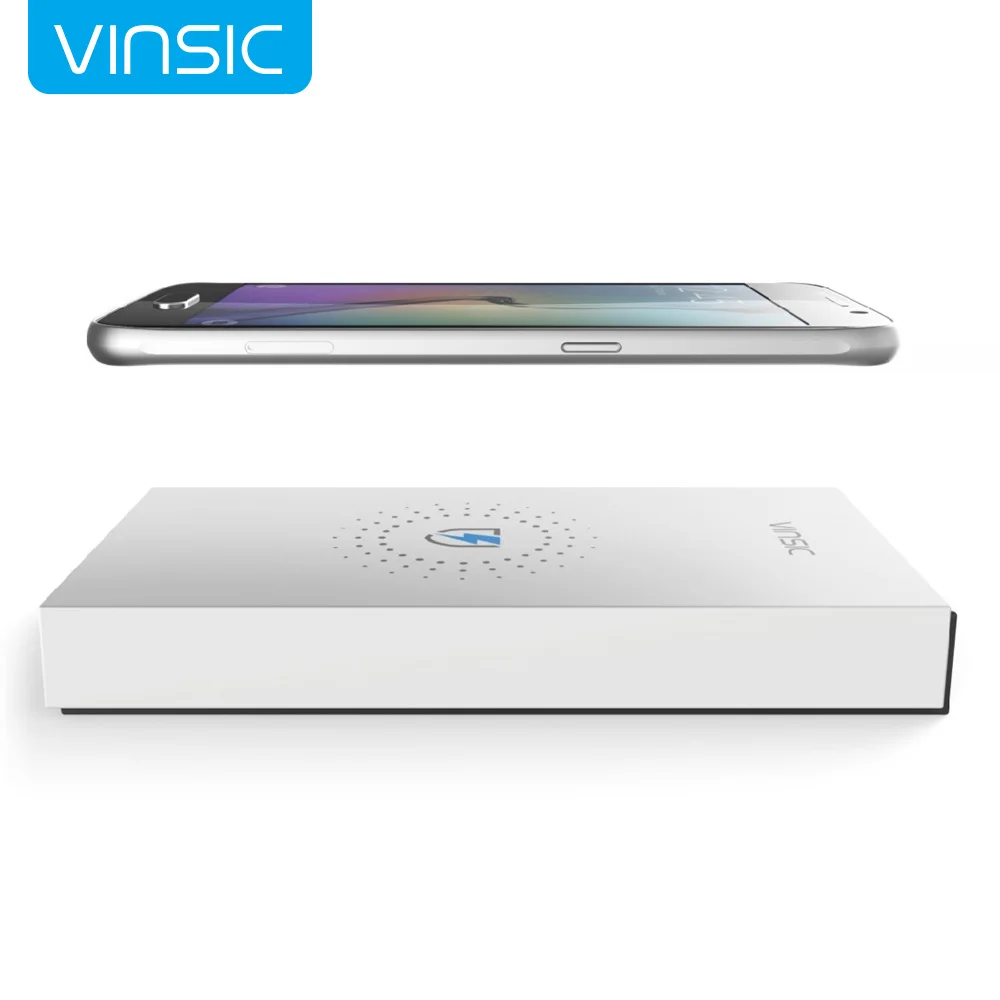Vinsic Magic P8 12000mAh Qi Wireless Charger Pad Power Bank External Battery Charger Pack for iPhone X Samsung S9 Xiaomi Mi8