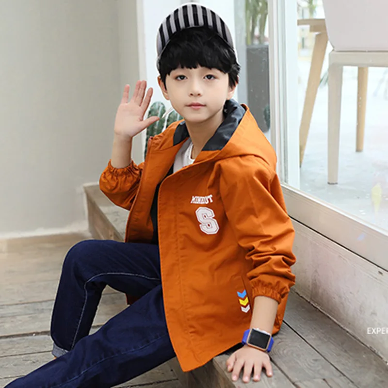 2018 boys Spring jacket coat children's clothing Windbreaker Kids