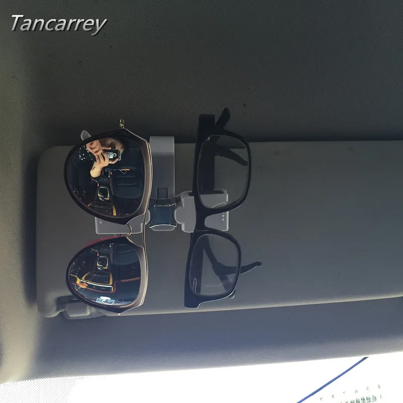 Car Sun Visor Glasses Sunglasses Storage Holder glasses For volvo v5