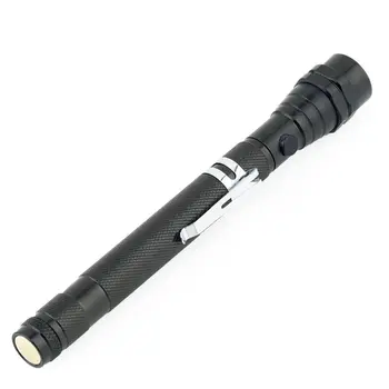 

Light 3 LED Torch Flashlight Magnetic Head Pick Up Tool Lamp Camping Mini Flash Light Multifunctional Telescopic Flexible Neck