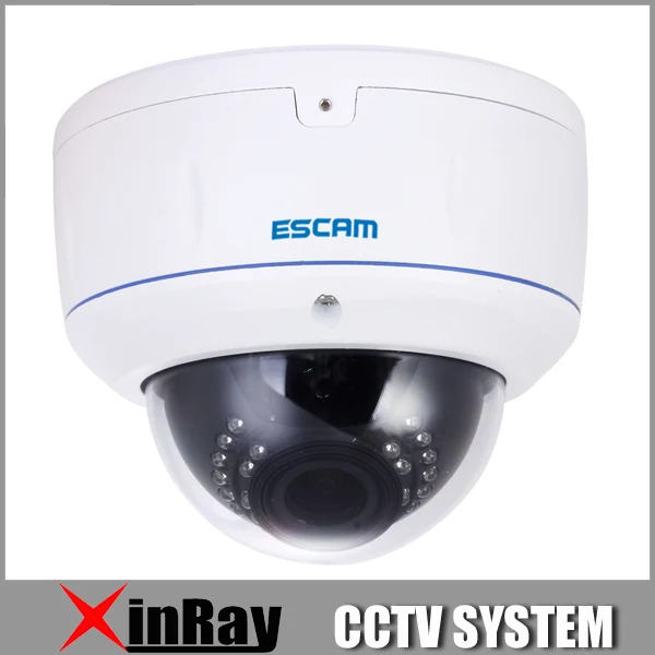 

ESCAM Full HD 1080P P2P Dome IP Camera HD-3500V ONVIF CCTV Camera Home Security NVR Smart Phone View 30pcs IR LED Day/Nigth View