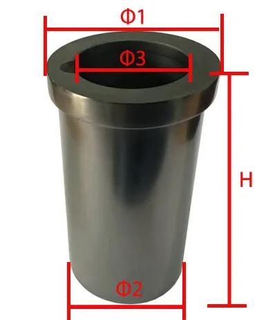 Индукционный нагрев графитовый тигель чашка 1 кг отличная теплопроводность