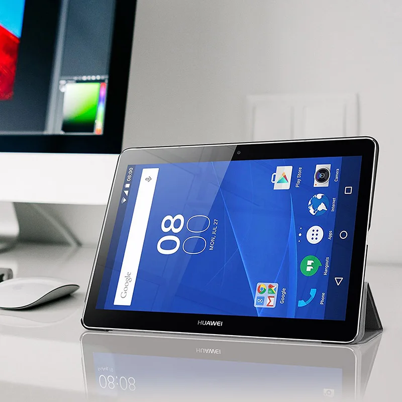 US $976.00 CucKooDo 200Pcslot SlimFit Leather Smart Stand Cover with Auto WakeSleep Function For HUAWEI MediaPad T3 100 inch